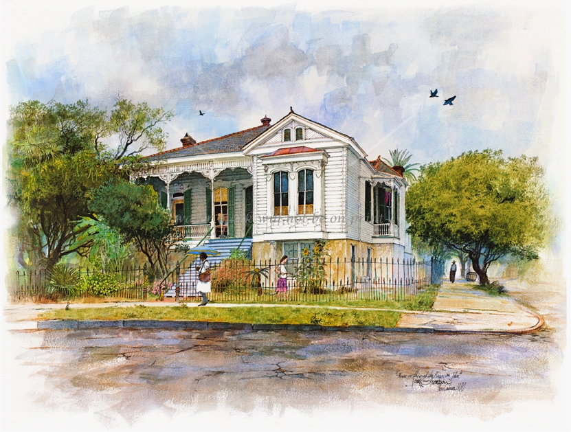 (image for) New Orleans Victorian House - Click Image to Close